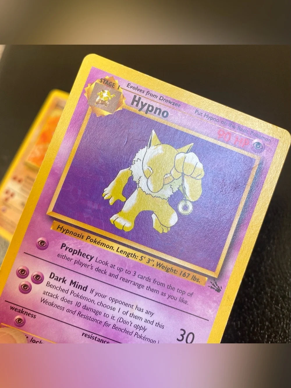 Pokemon Cards Hitmonlee 22/62, Hypno 23/62 & Muk 28/62